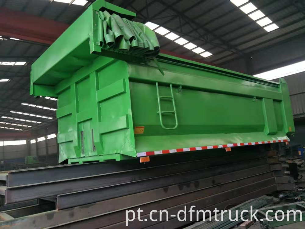 U shape cargo box dump truck (4)